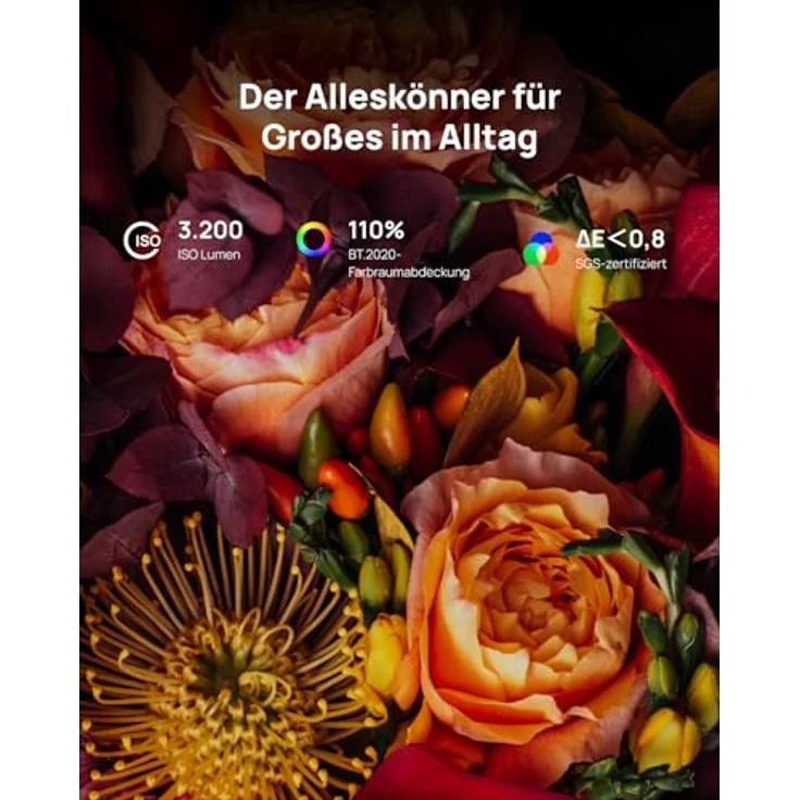 XGIMI Horizon 20 Limited Edition 4K Heimkino Beamer, 3200 ISO Lumen, Dolby Vision, HDR10+, integriertes Google TV, Harman Kardon Lautsprecher – Bild 2