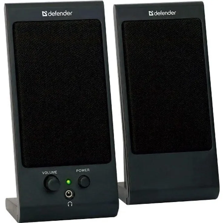 Defender SPK-170, Kabelgebundene 2.0 Lautsprecher mit 4W Leistung, Frequenzbereich 200 - 18000 Hz, Schwarz