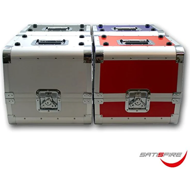 LP Plattencase PRO schwarz 50:50 Split, 80LPs | DJ Plattenkoffer für 80 Schallplatten – Bild 5