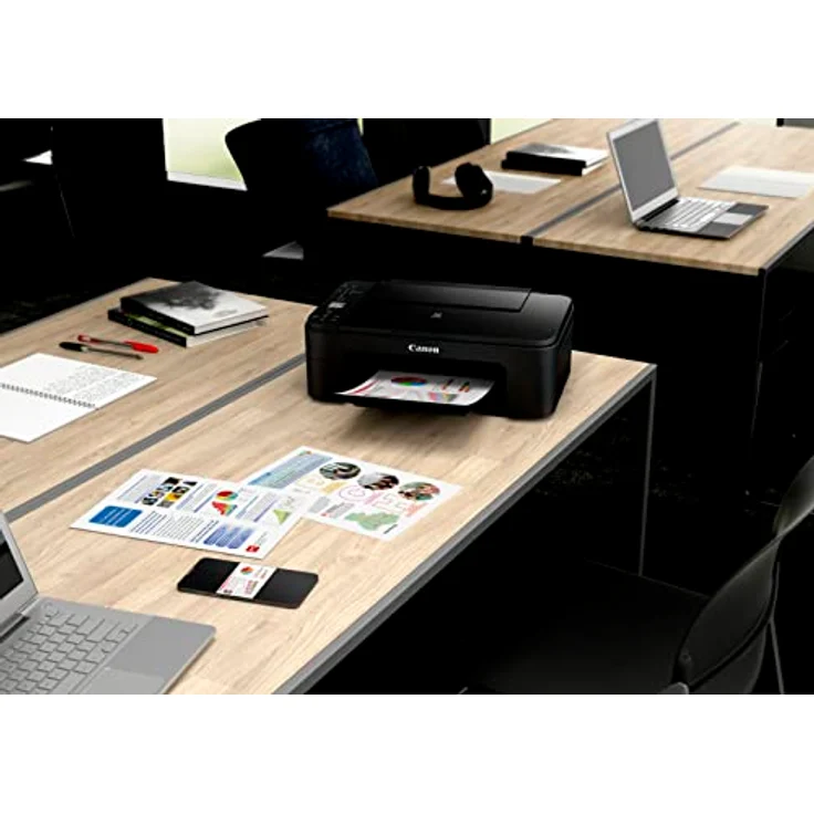Canon Pixma TS3350 Multifunktionsgerät, WLAN-Drucker, Schwarz mit 1,5-Zoll-Mono-LCD – Bild 4