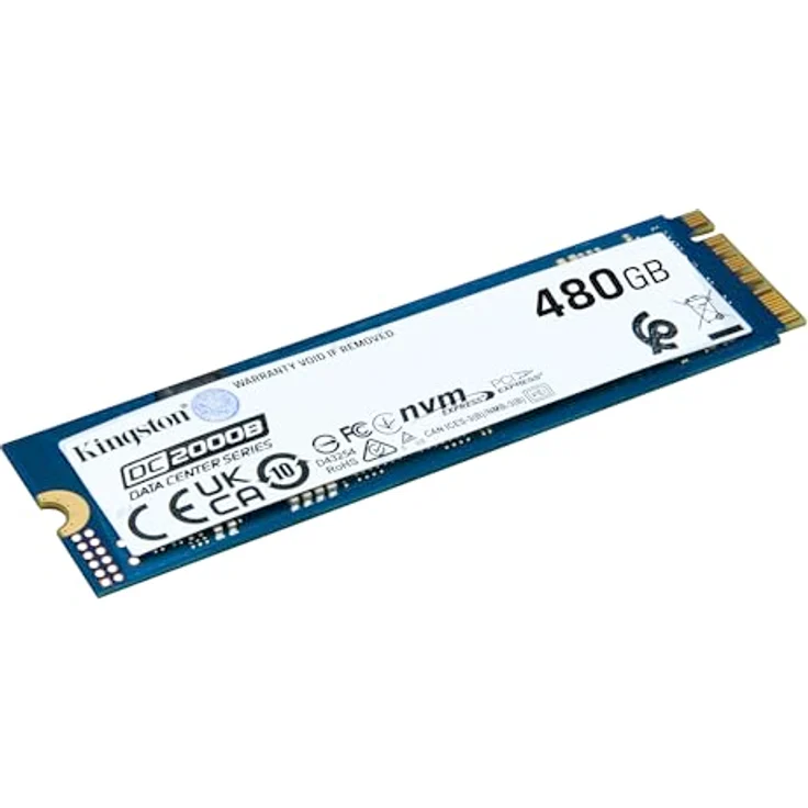 Kingston Data Center DC2000B PCIe 4.0 NVMe M.2 2280 480G Enterprise SSD - SEDC2000BM8/480G, Leistungsfähige PCIe 4.0 NVMe Gen 4x4 SSD - Kingston – Bild 2