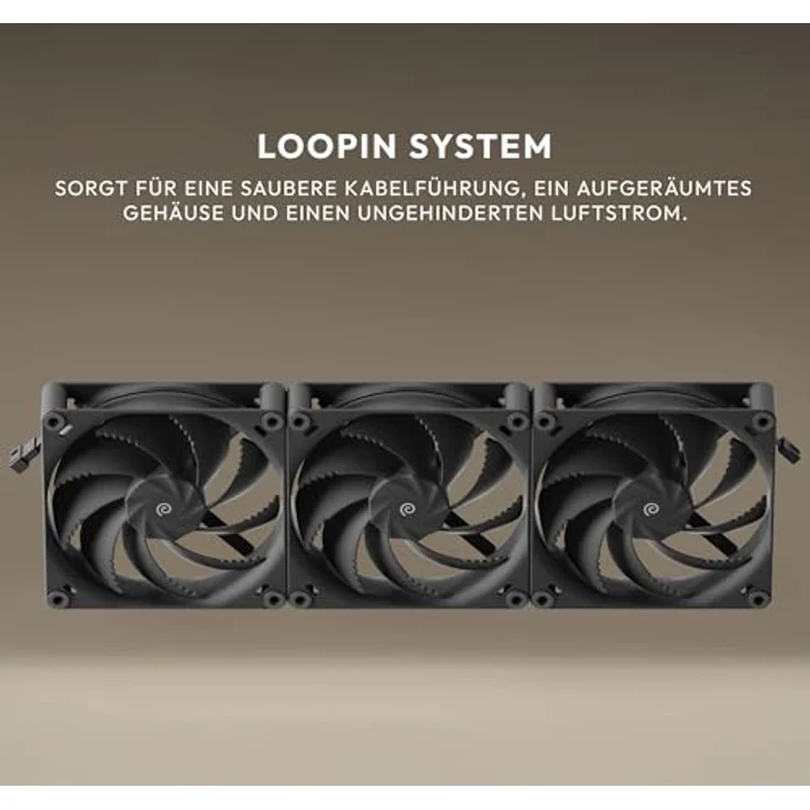 HAVN H12 PWM Lüfter, 120mm, bis zu 2100 U/min, 123,07 m³/h Luftstrom, schwarz – Bild 6