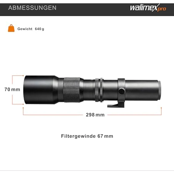 Walimex 500-8,0 DSLR T2 – Bild 5