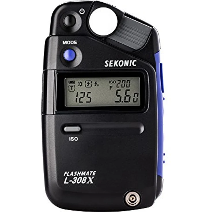Sekonic FLASHMATE L-308X Belichtungsmessgerät für Fotografen und Filme, Schwarz-Blau - Preisvergleich – Bild 4