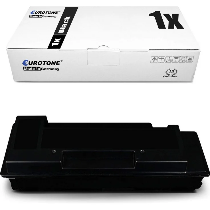 Eurotone TK17 Tonerkartusche, kompatibel für Kyocera Drucker, 1er-Pack, Schwarz, Druckleistung bis 6.000 Seiten