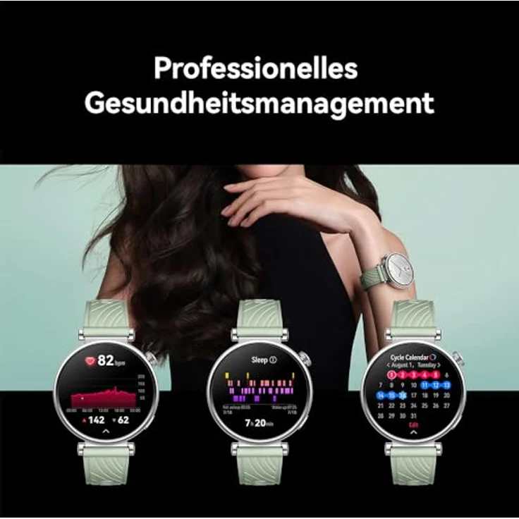 HUAWEI Watch GT 4 41mm SmartWATCH, Filigranes Design, Bis zu 7 Tage Akkulaufzeit‌, Erweitertes 24/7 Gesundheitsmanagement, Kalorienmanagement, Kompatibel mit Android und iOS, Grün – Bild 5