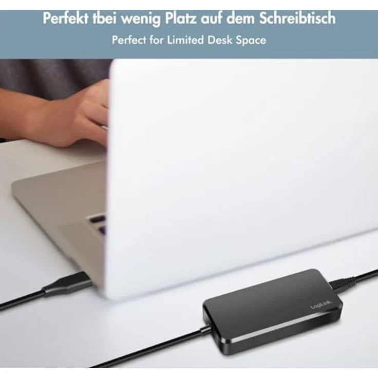 LogiLink PA0413 Notebook-Netzteil 65 W, 20 V 3.25 A, USB Power Delivery (USB-PD), ultra-schlank, mit 1,8 m USB-C-Kabel – Bild 8