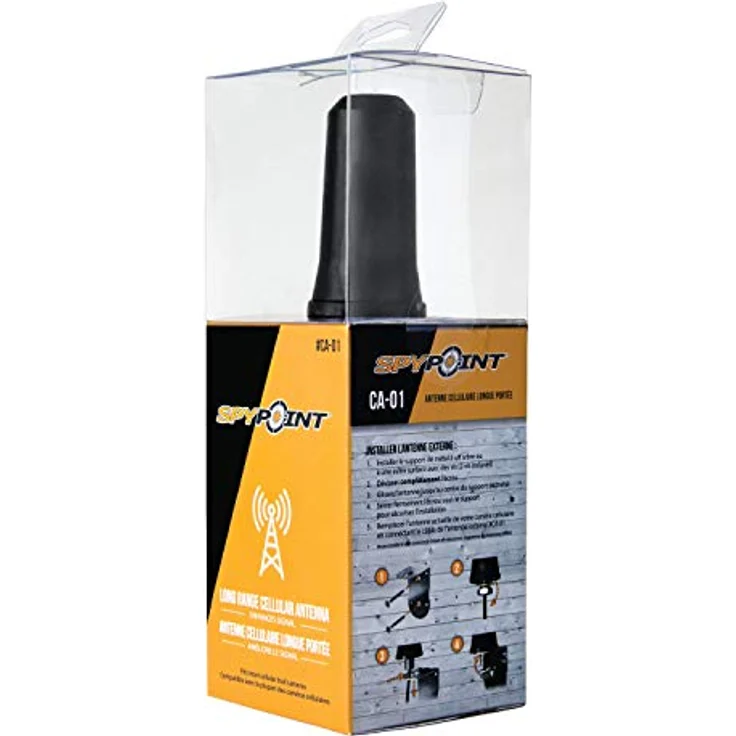 Spypoint Booster Antenne für Link Kameras, externe Rundstrahlantenne mit 4,6 m Kabellänge und RP-SMA-Stecker, inklusive Halterung – Bild 5