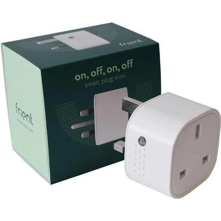Frient FRIZSPLZB-13-UK, Smart Plug Mini (G) - Zigbee-fähig für UK, Fernsteuerung und Energieüberwachung