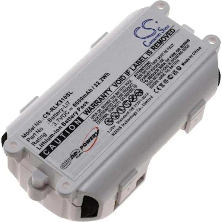 Powery Akku kompatibel mit Reolink Battery-Li7, 6000mAh Li-Ion, 3,7V – Bild 1