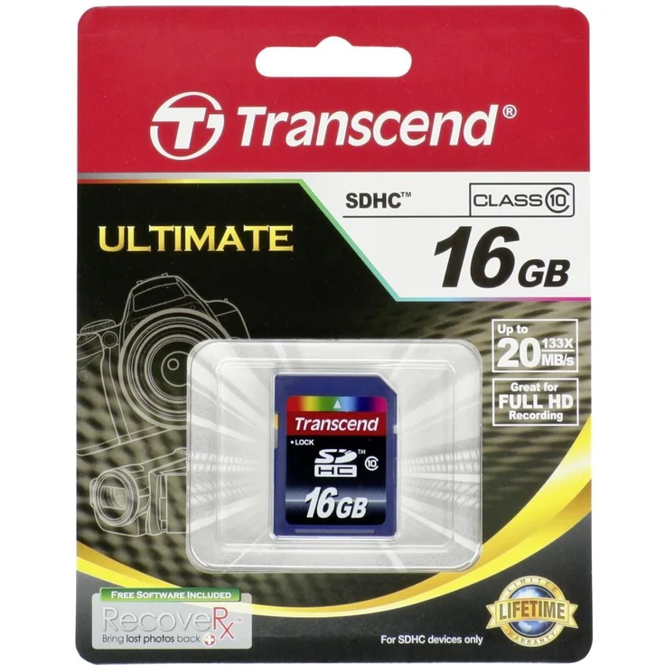 Transcend 16GB SDHCCard (TS16GSDHC10) – Bild 2