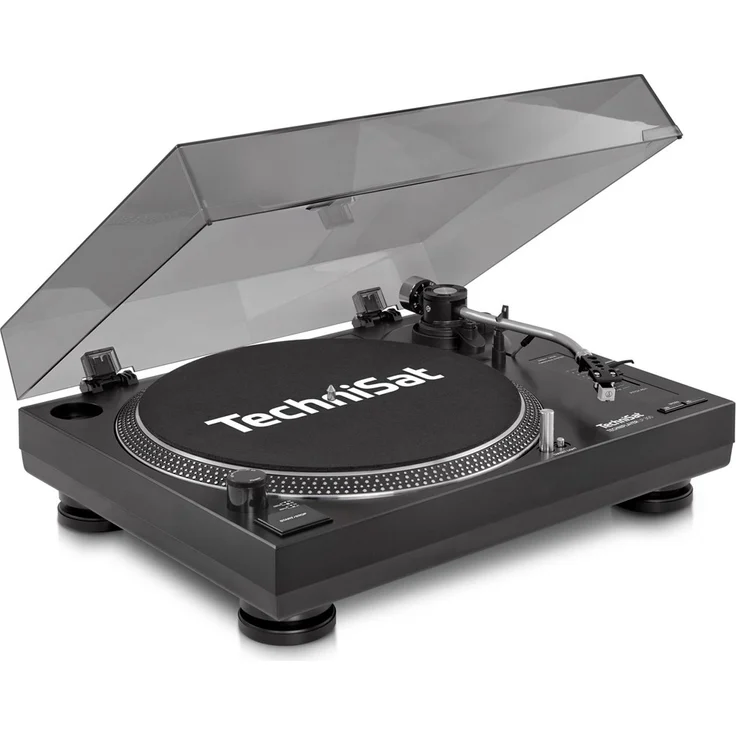 TechniSat TECHNIPLAYER LP 300 - Profi-USB-DJ-Plattenspieler (mit Scratch-Funktion und Digitalisierungsfunktion (Drehzahl: 33-45 U-min, Quarzgesteuerter Direktantrieb)) schwarz – Bild 7