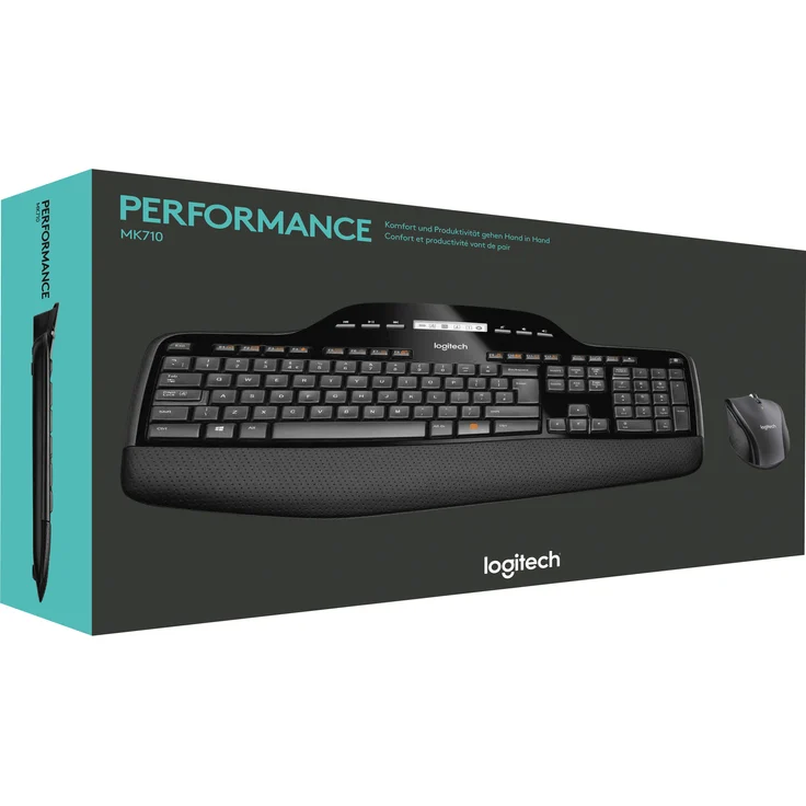 Logitech Wireless Desktop MK710 - Tastatur-und-Maus-Set - kabellos - 2.4 GHz - Deutsch QWERTZ (920-002420) – Bild 3