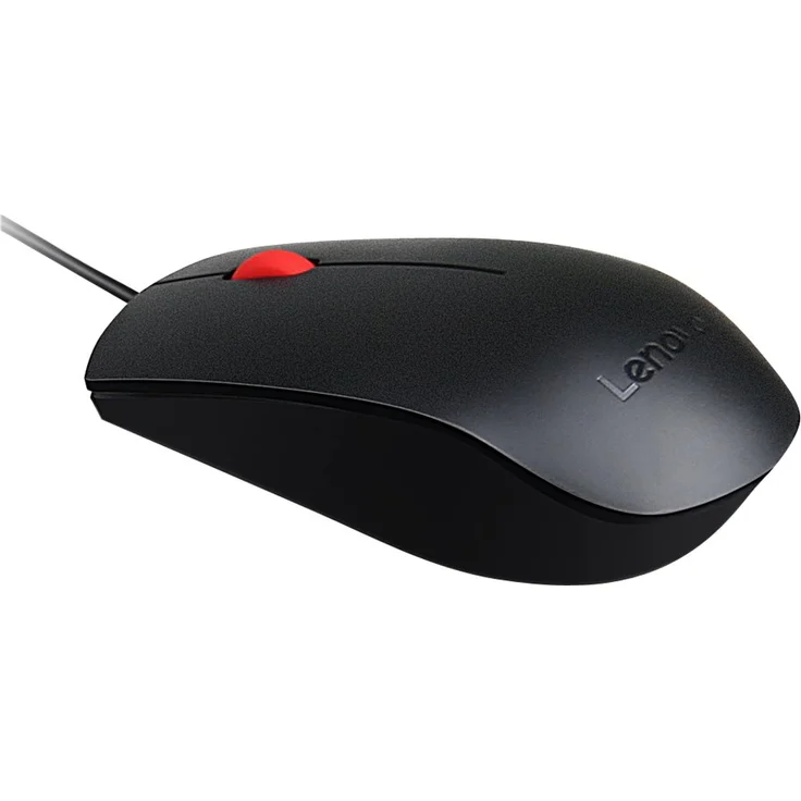 Lenovo Essential Mäuse 3 Button, Wired USB schwarz – Bild 3