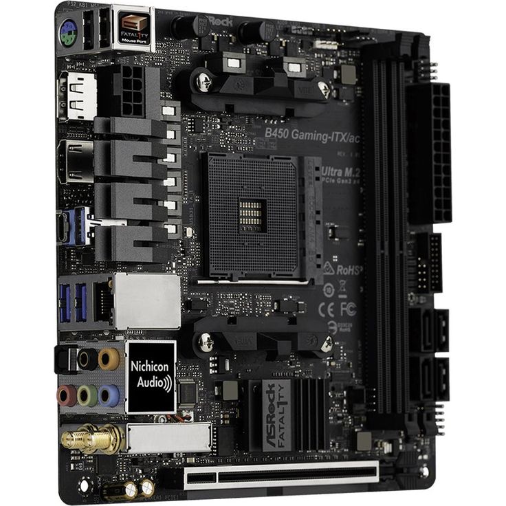 Asrock Fatal1ty B450 Gaming-ITX/ac - mini ATX, AMD B450, Sockel AM4, Dual-channel DDR4 (90-MXB870-A0UAYZ) – Bild 5