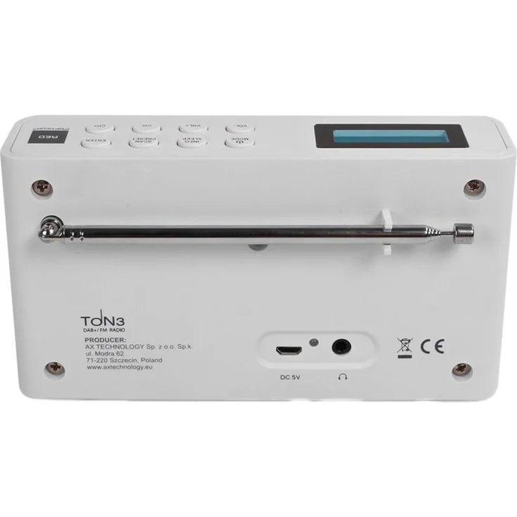 Opticum Red TON 3 DAB+-FM Radio weiß – Bild 5