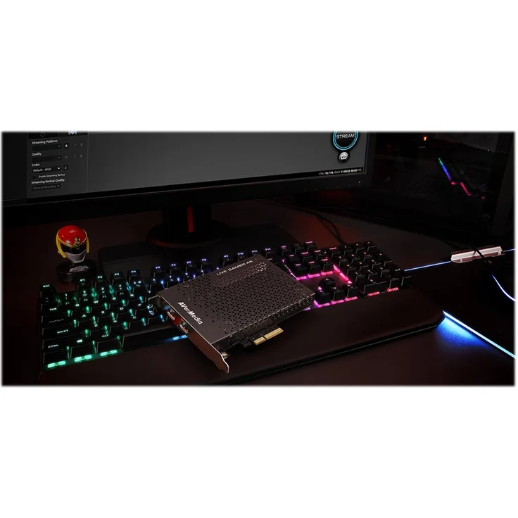 AVerMedia 4K-Live-Gamer, 4Kp60 HDR-Passthrough, PCI-E, extrem niedrige Latenzzeit, ideal für Xbox, PlayStation und PC, PowerDirector 15 enthalten (GC573) – Bild 4