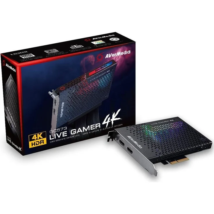 AVerMedia 4K-Live-Gamer, 4Kp60 HDR-Passthrough, PCI-E, extrem niedrige Latenzzeit, ideal für Xbox, PlayStation und PC, PowerDirector 15 enthalten (GC573) – Bild 5