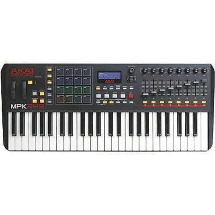 AKAI Professional MPK249 - 49 Tasten semi gewichtetes USB MIDI Keyboard inkl. wichtiger Kontrollen der MPC Workstations, VIP 3.0 und Software Paket – Bild 2