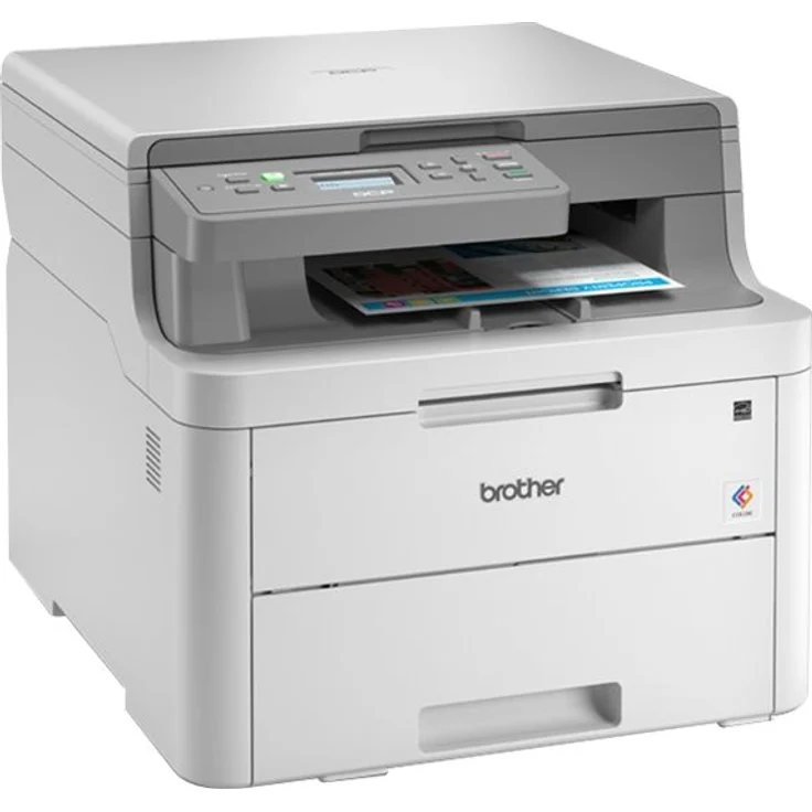 Brother DCP-L3510CDW Kompaktes 3-in-1 Farb-Multifunktionsgerät, weiß – Bild 5