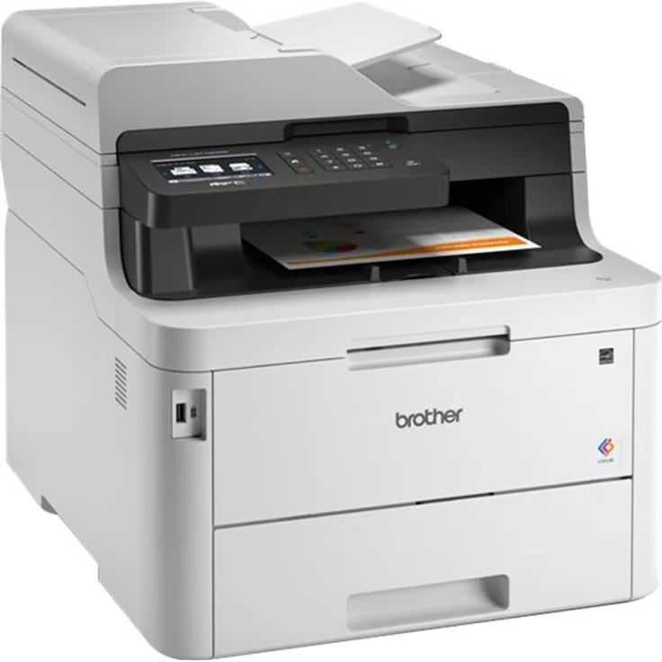 Brother MFC-L3770CDW (4-in-1) Multifunktionsdrucker - (Laser) Farbe, Druckgeschwindigkeit: 24 s/w, 24 Farbe, Auflösung: 2400 x 600, LAN, NFC, WLAN, AirPrint, Cloud Print (MFCL3770CDWG1) – Bild 7