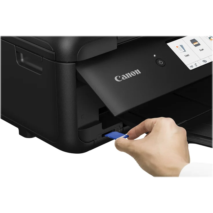 Canon PIXMA TS9550 (3-in-1) Multifunktionsdrucker - (Tintenstrahl) Farbe, Druckgeschwindigkeit: 15 s/w, 15 Farbe, Auflösung: 4800 x 1200, LAN, USB, WLAN, AirPrint, Wi-Fi Direct, Cloud Print (2988C006) – Bild 9