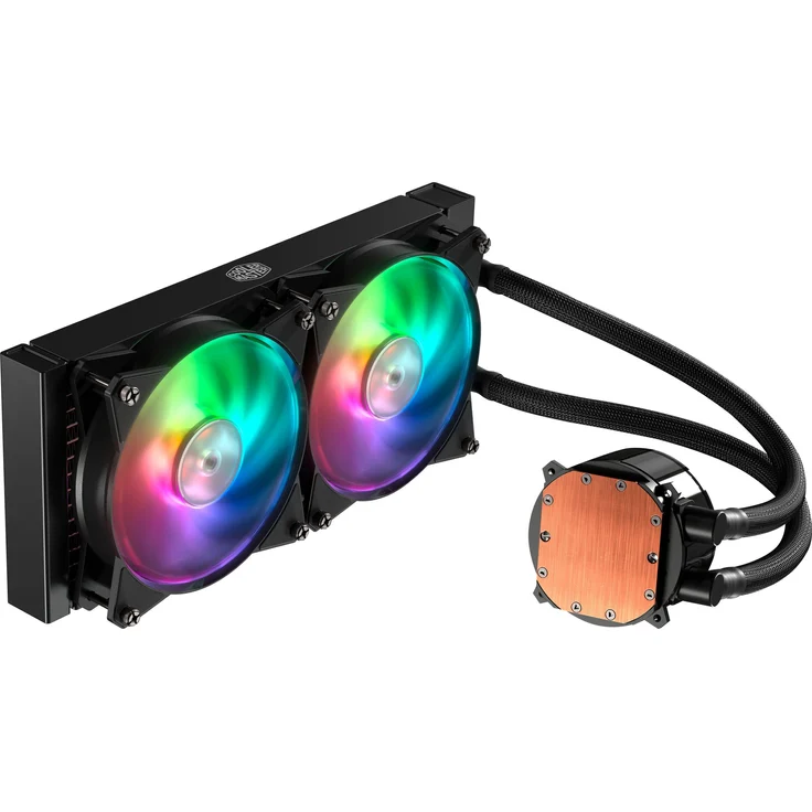 Cooler Master MasterLiquid ML240R RGB-CPU-Wasserkühler - ARGB-Sync, Premium Pumpen Design und zwei MF120R ARGB-Lüfter – Bild 4