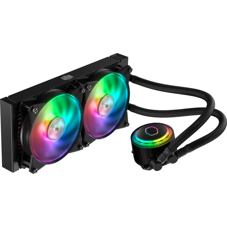 Cooler Master MasterLiquid ML240R RGB-CPU-Wasserkühler - ARGB-Sync, Premium Pumpen Design und zwei MF120R ARGB-Lüfter – Bild 6