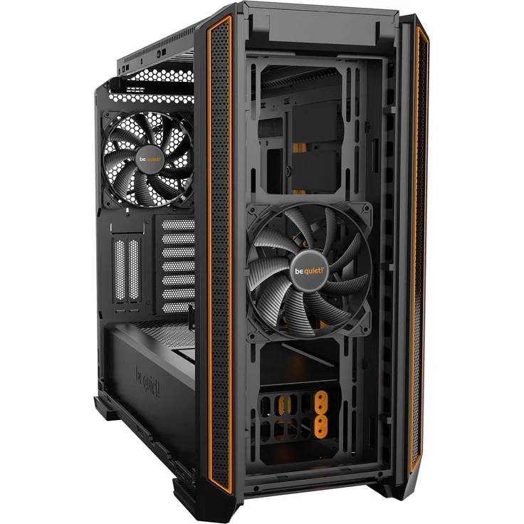 be quiet! SILENT BASE 601 Window Orange, Midi Tower, mit Seitenfenster, ohne Netzteil (BGW25) – Bild 6