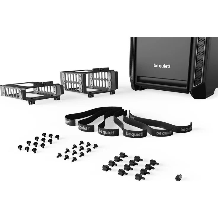 be quiet! SILENT BASE 601 Window Silver Tower-Gehäuse, schwarz/silber (BGW25) – Bild 9