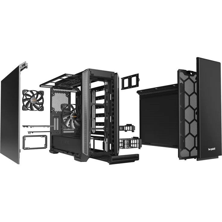 be quiet! SILENT BASE 601 Silber, Midi Tower, ohne Netzteil (BG027) – Bild 9