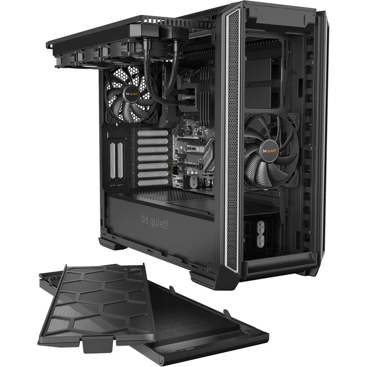 be quiet! SILENT BASE 601 Silber, Midi Tower, ohne Netzteil (BG027) – Bild 7