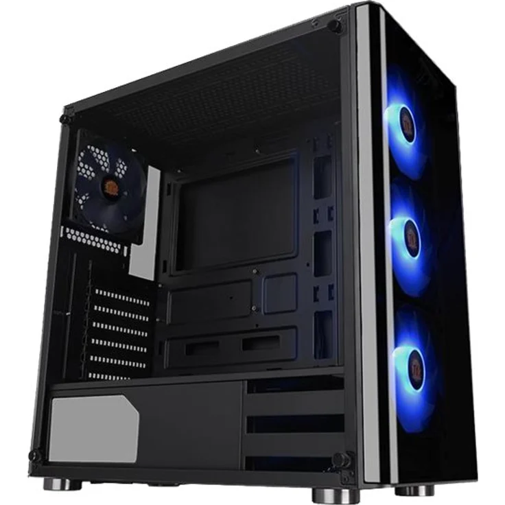 Thermaltake V200 Tempered Glass RGB Edition, Gaming PC Gehäuse Schwarz – Bild 14