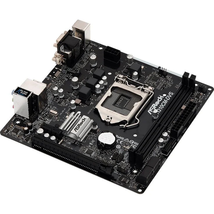 Asrock H310CM-DVS - micro ATX, Intel H310, LGA 1151 (Sockel H4), Dual-channel DDR4 (90-MXB8K0-A0UAYZ) – Bild 4