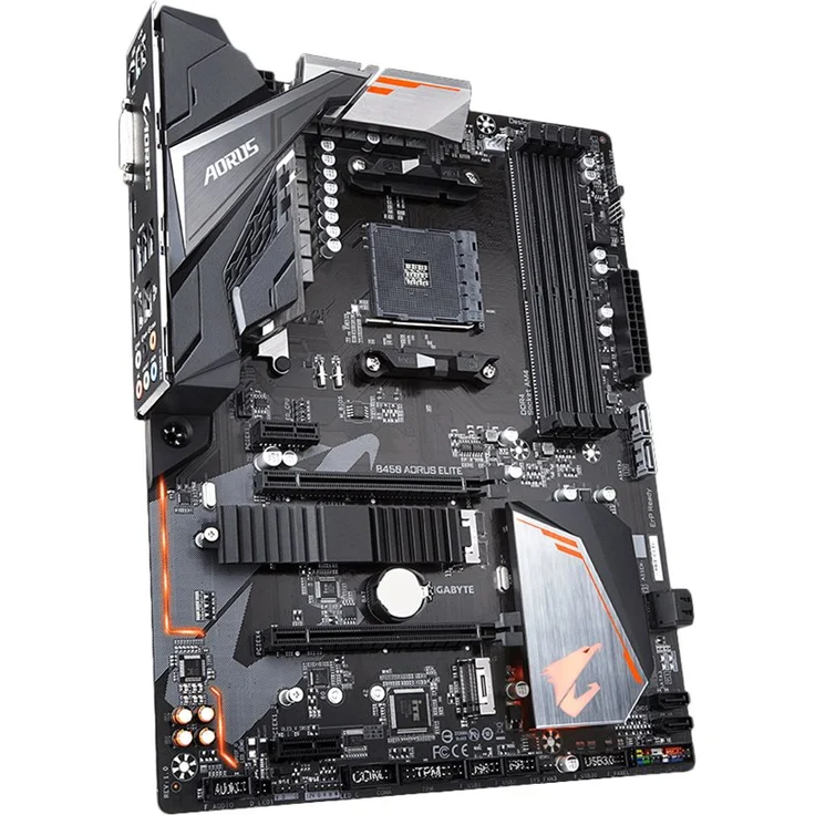 GIGABYTE B450 AORUS Elite - ATX, AMD B450, Sockel AM4, Dual-channel DDR4 (B450 AORUS ELITE) – Bild 5