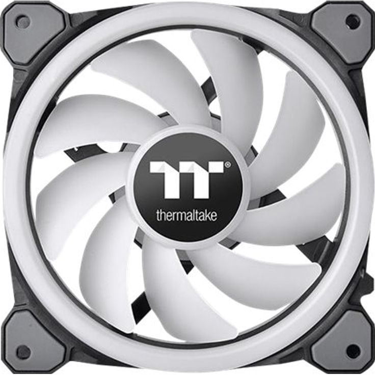 Thermaltake Riing Trio 12 LED RGB Radiator Fan TT Premium Edition - Gehäuselüfter - 120 mm (Packung mit 3) – Bild 4
