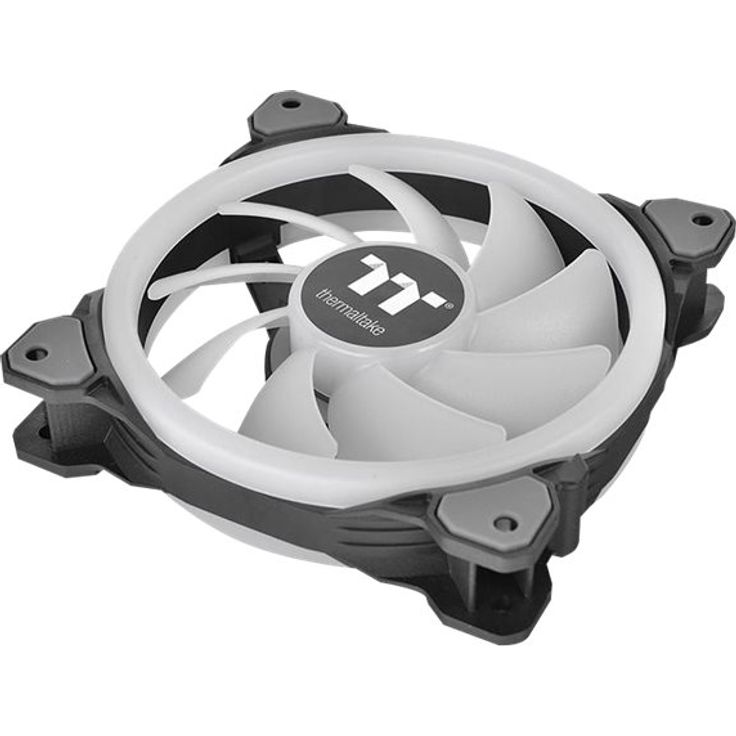 Thermaltake Riing Trio 12 LED RGB Radiator Fan TT Premium Edition - Gehäuselüfter - 120 mm (Packung mit 3) – Bild 5