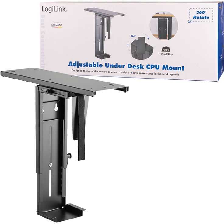 LogiLink EO0004 PC-Halterung zur Untertischmontage – Bild 7