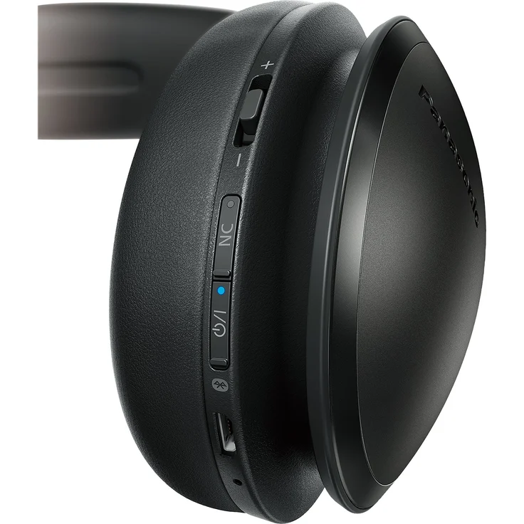 Panasonic RP-HD605NE-K Over-Ear-Kopfhörer, mit Bluetooth, Mikrofon, Noise Cancelling, schwarz – Bild 10