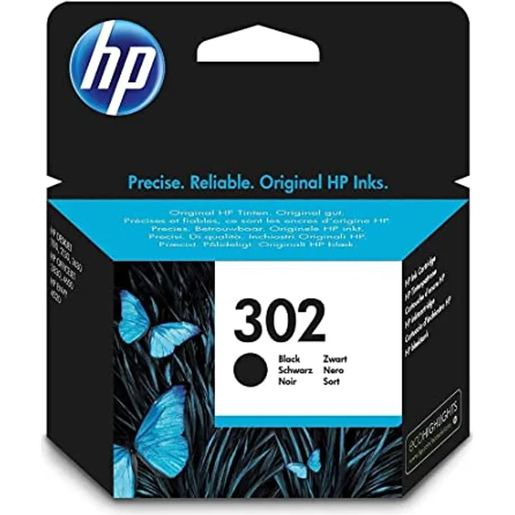 HP 302 Tintenpatrone schwarz (1VV49AE)