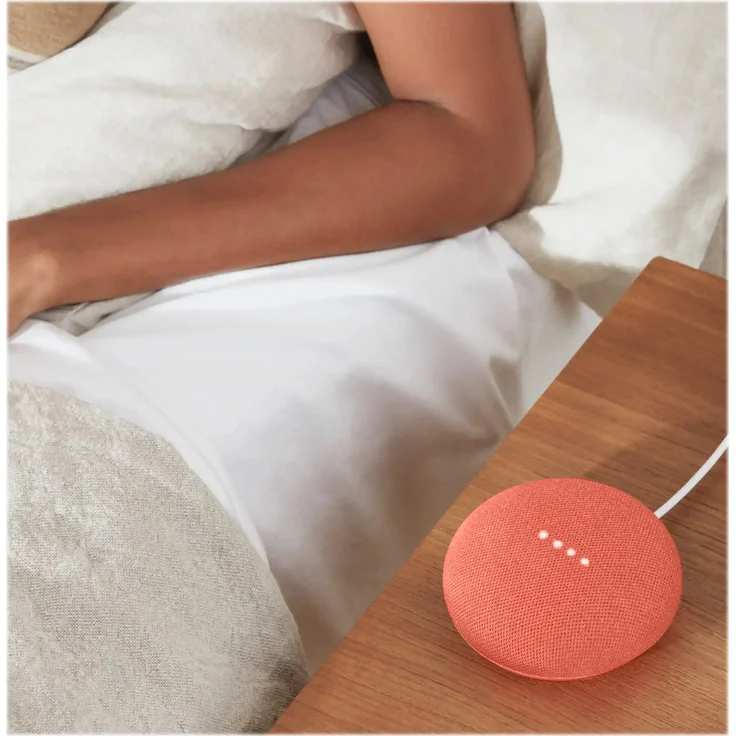 Google Home Mini Sprachassistent Koralle – Bild 8