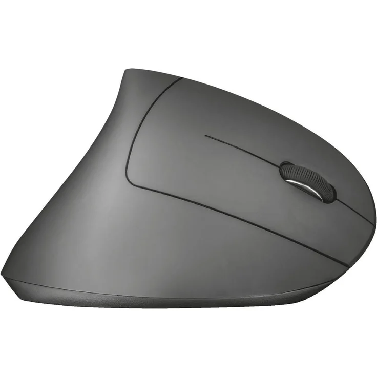Trust Verto Wireless Vertikale Ergonomische Maus (Vorbeugung Gegen Mausarm-Tennisarm (RSI Syndrom), Nur für Rechtshänder) Schwarz – Bild 3