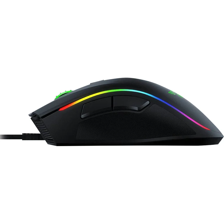 Razer Mamba Elite Gaming Maus (mit 9 programmierbaren mechanischen Tasten, Optischer Sensor mit echten 16.000 DPI und RGB Chroma Beleuchtung) – Bild 7