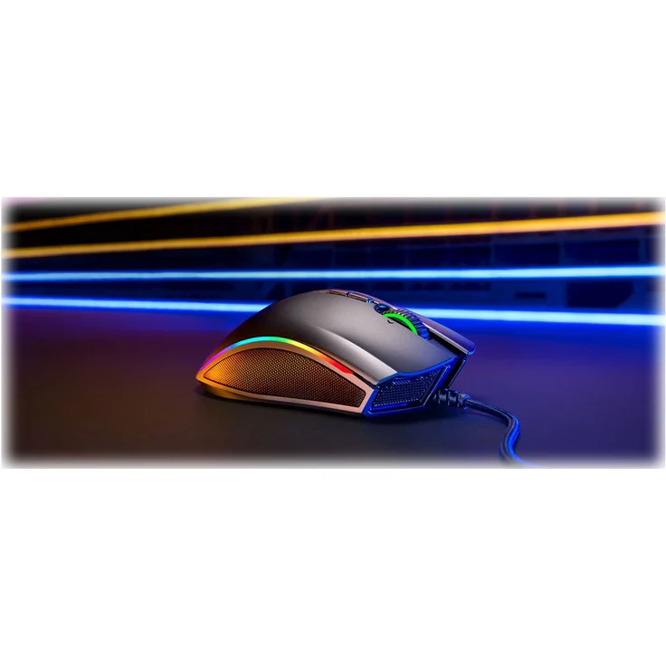 Razer Mamba Elite Gaming Maus (mit 9 programmierbaren mechanischen Tasten, Optischer Sensor mit echten 16.000 DPI und RGB Chroma Beleuchtung) – Bild 2