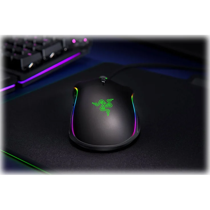 Razer Mamba Elite Gaming Maus (mit 9 programmierbaren mechanischen Tasten, Optischer Sensor mit echten 16.000 DPI und RGB Chroma Beleuchtung) – Bild 4