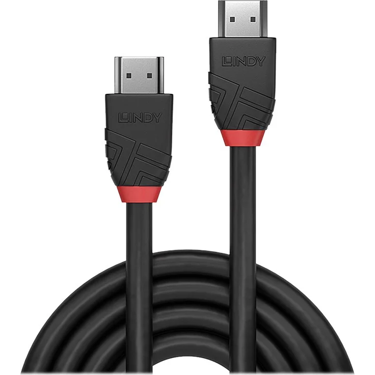 0.5m High Speed HDMI Kabel, Black Line – Bild 2