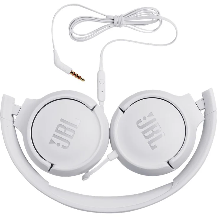 JBL Tune500 Alexa-Integration On-Ear-Kopfhörer mit Mikrofon, weiß – Bild 6