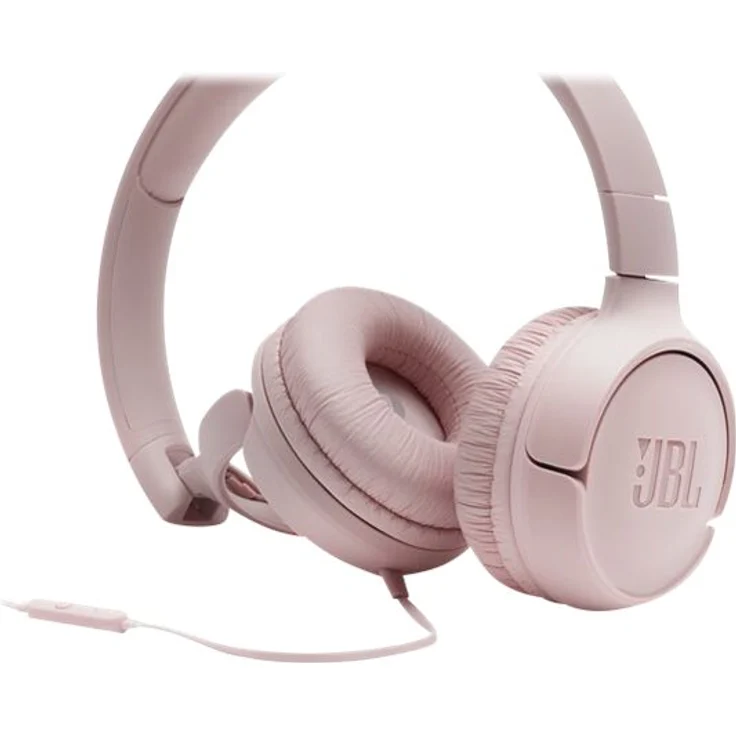 JBL Tune500 Alexa-Integration On-Ear-Kopfhörer mit Mikrofon, pink – Bild 5