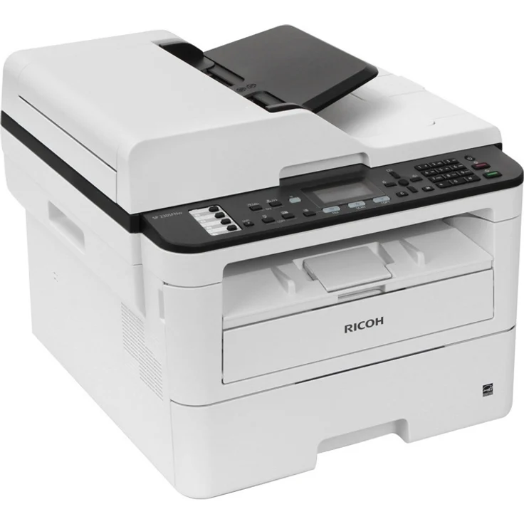 Ricoh SP 230SFNw (4-in-1) Multifunktionsdrucker - (Laser) Mono, Druckgeschwindigkeit: 30 s/w, Auflösung: 1200 x 1200, LAN, WLAN, AirPrint, Cloud Print (408293) – Bild 2