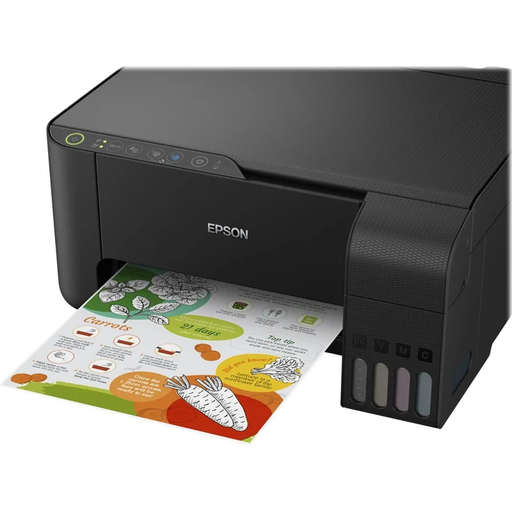 Epson EcoTank ET-2710 (3-in-1) Multifunktionsdrucker - (Tintenstrahl) Farbe, Druckgeschwindigkeit: 10 s/w, 5 Farbe, Auflösung: 5760 x 1440, WLAN, Mobile Print, Wi-Fi Direct (C11CG86403) – Bild 7